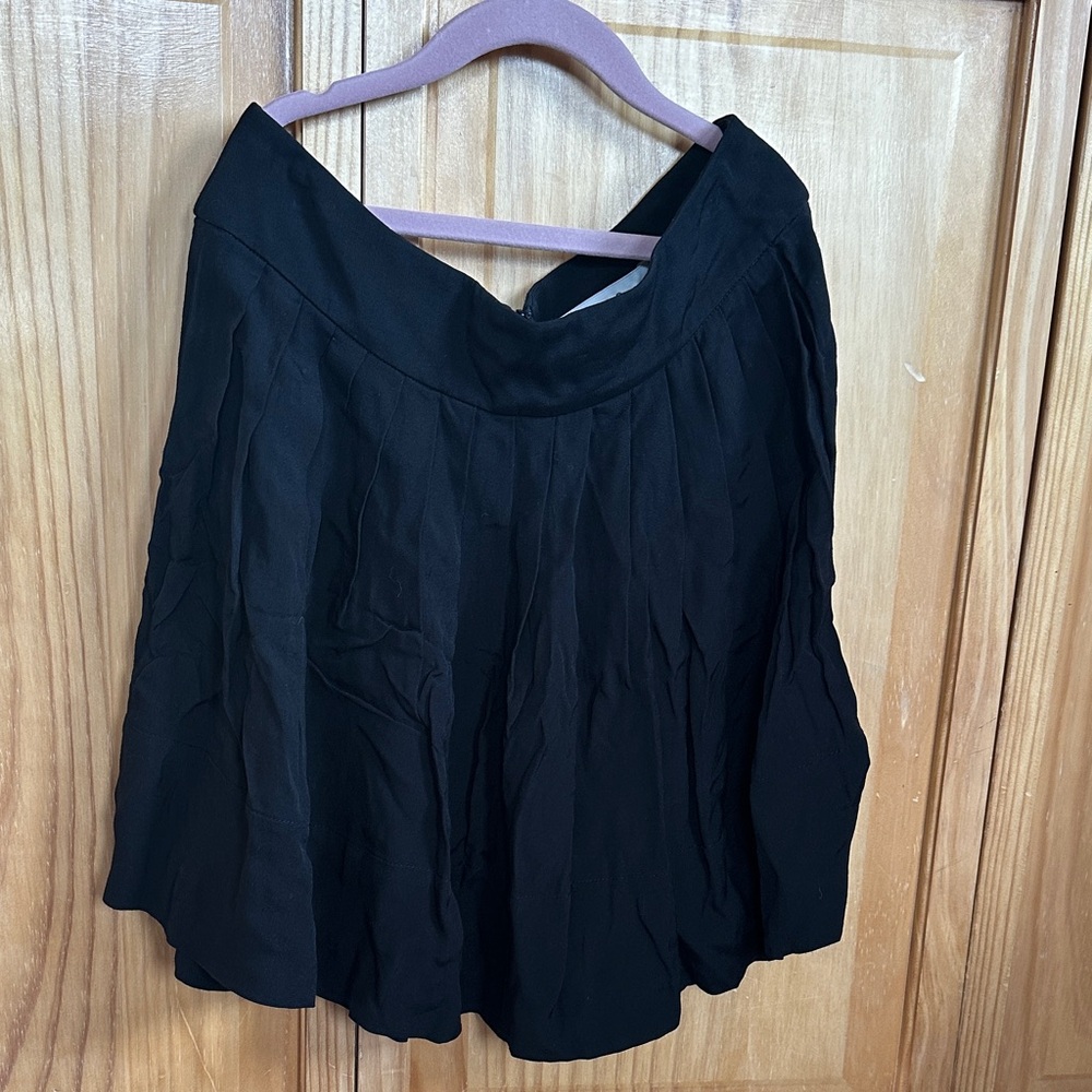IRO Black Pleated Skirt Sz 36